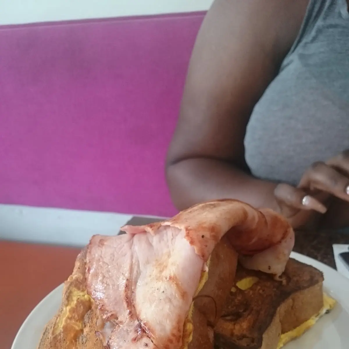 French Toast with Ham