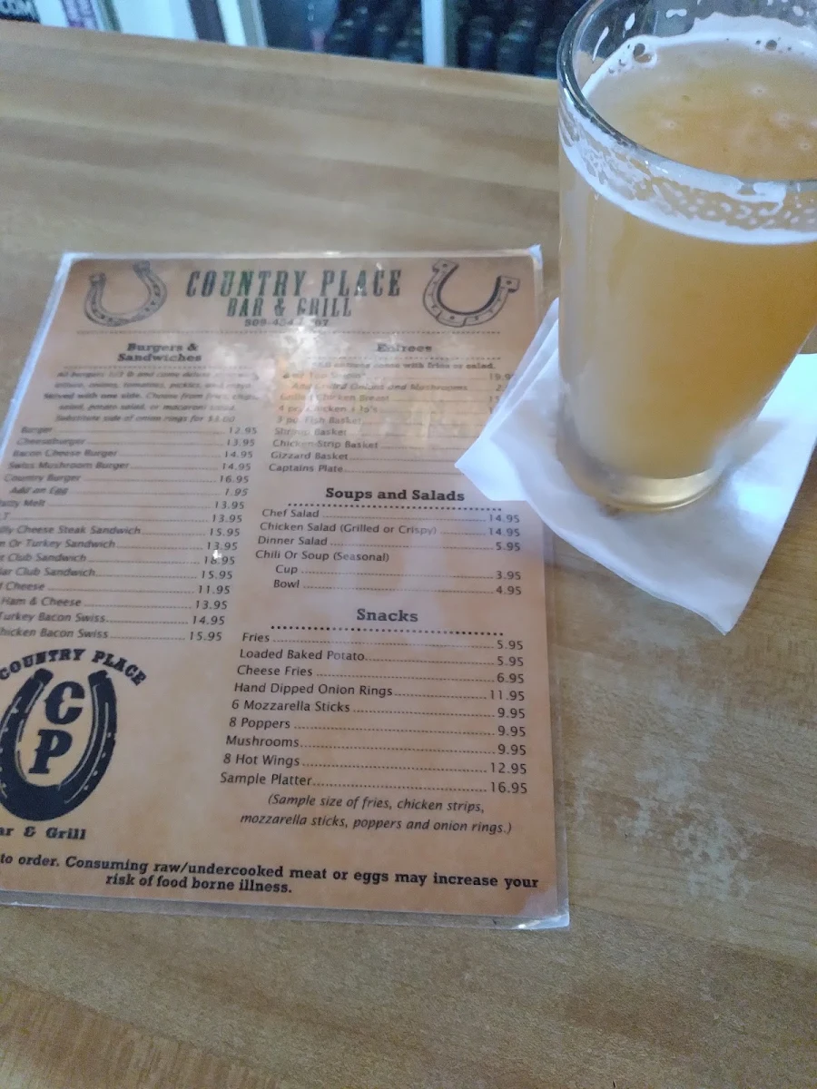 Draft Beer and Garlic Bread with Cheese