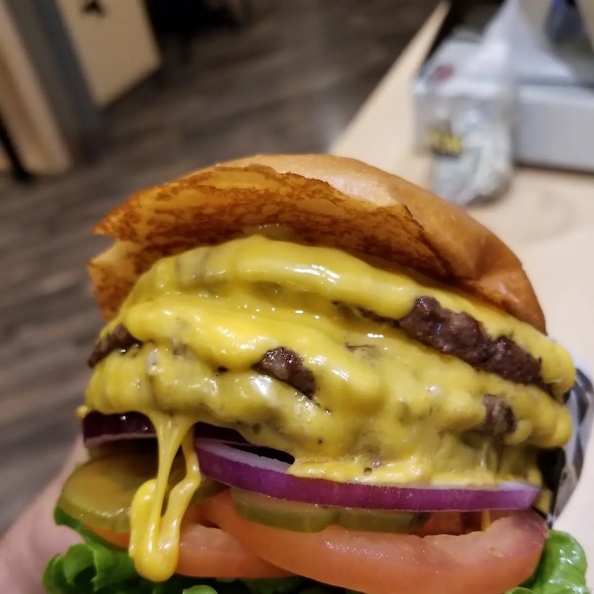 Triple Cheeseburger