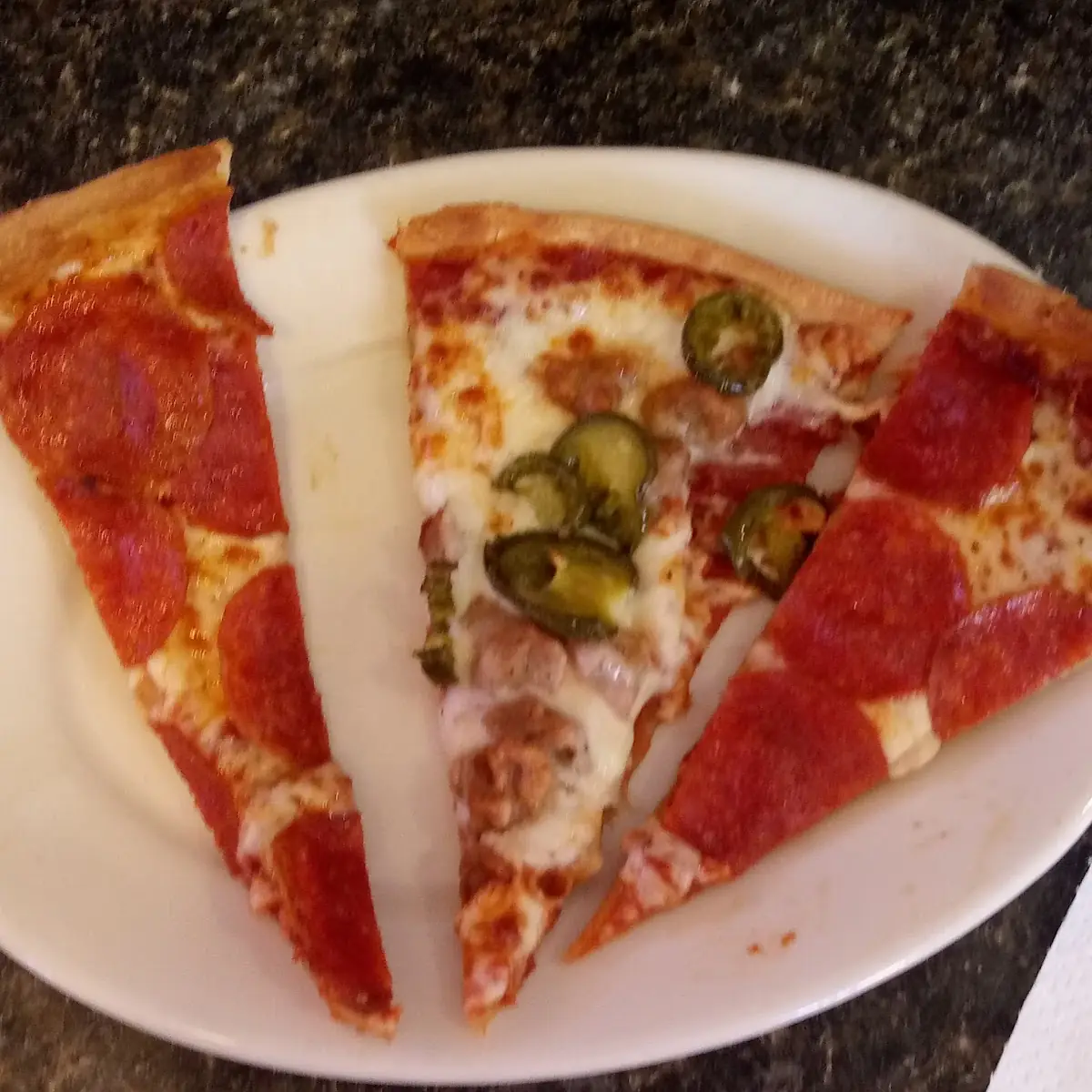 Thin Crust Pepperoni Jalapeno Pizza