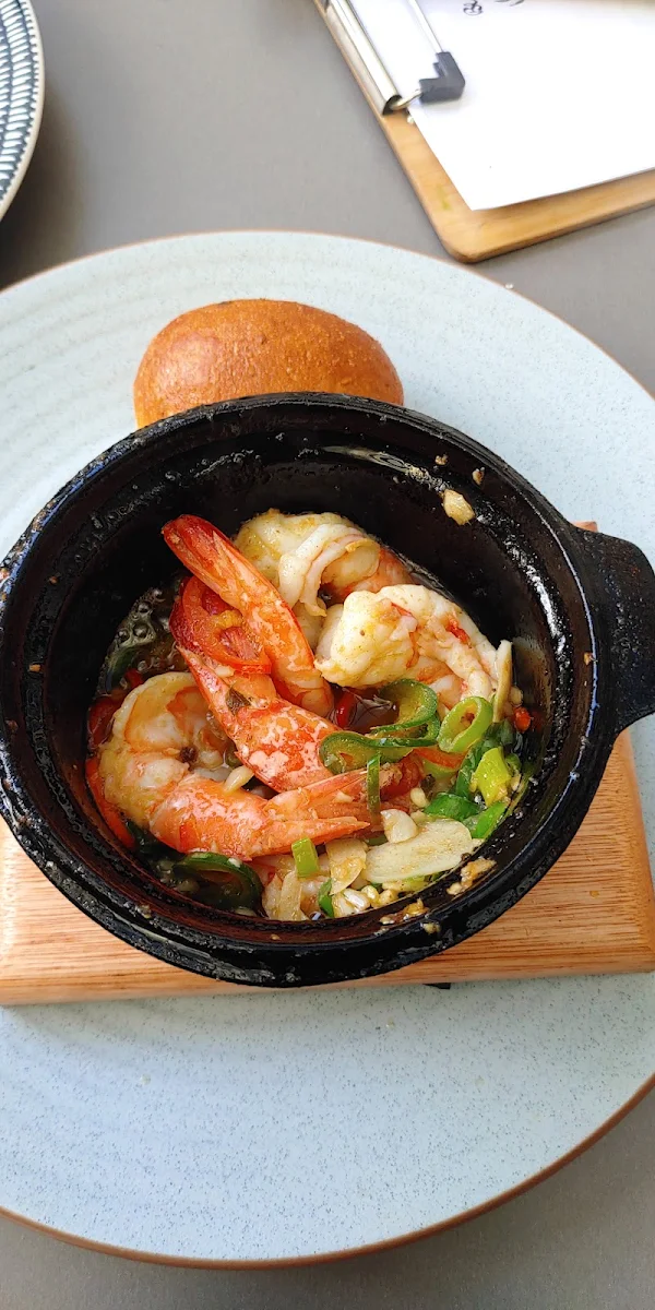 Garlic Prawn Hot Pot