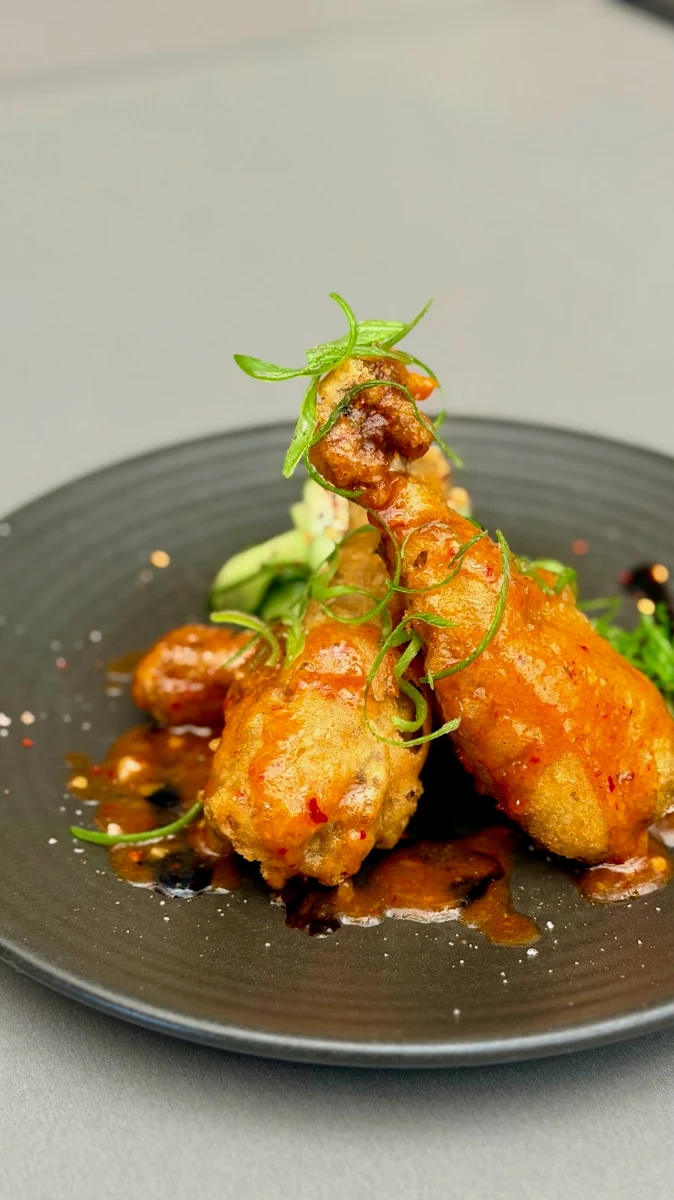 Prawn Stuffed Chicken Wings
