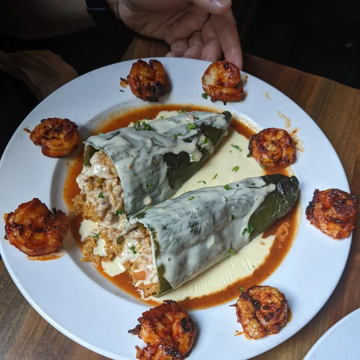Stuffed Poblanos
