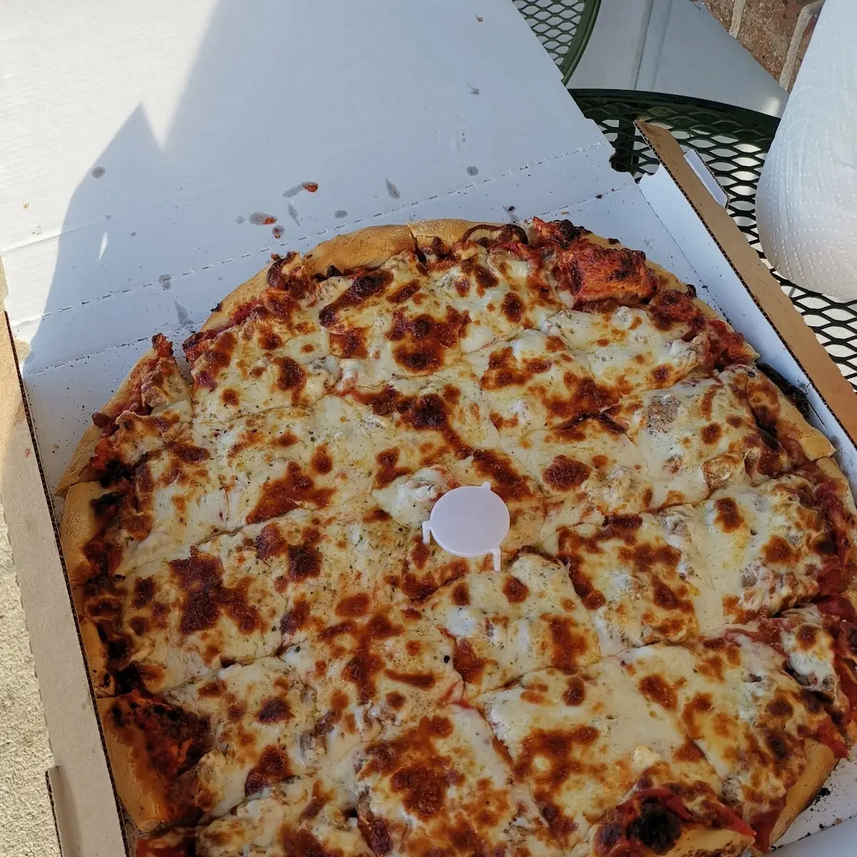 Cheese and Sausage Pizza