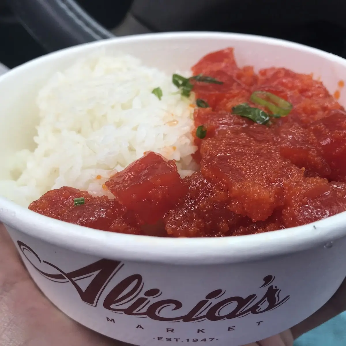Ahi Poke Bowl with White Rice
