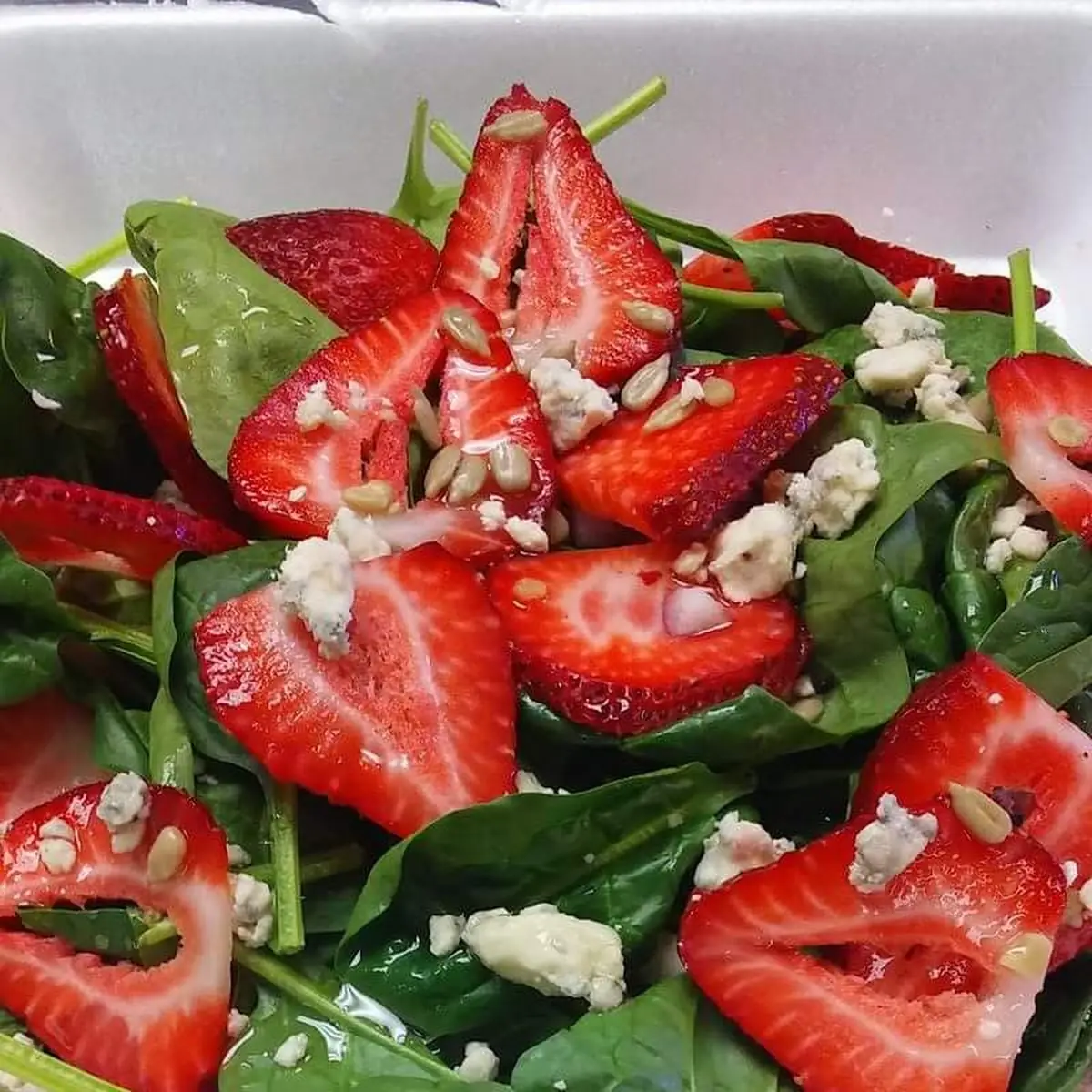Strawberry Spinach Salad