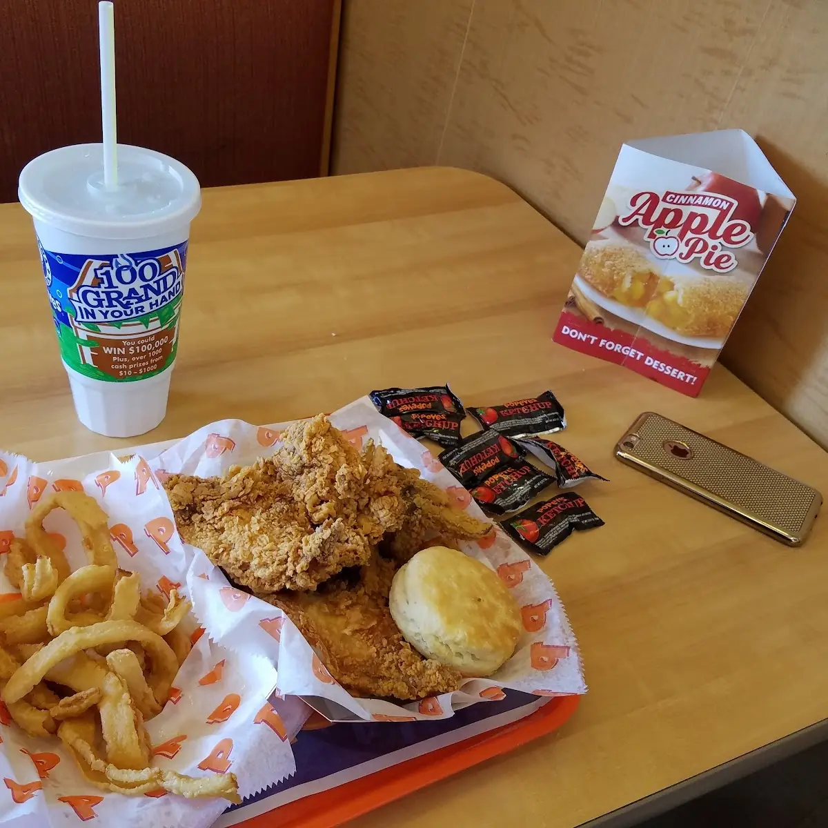 Fried Chicken and Fries