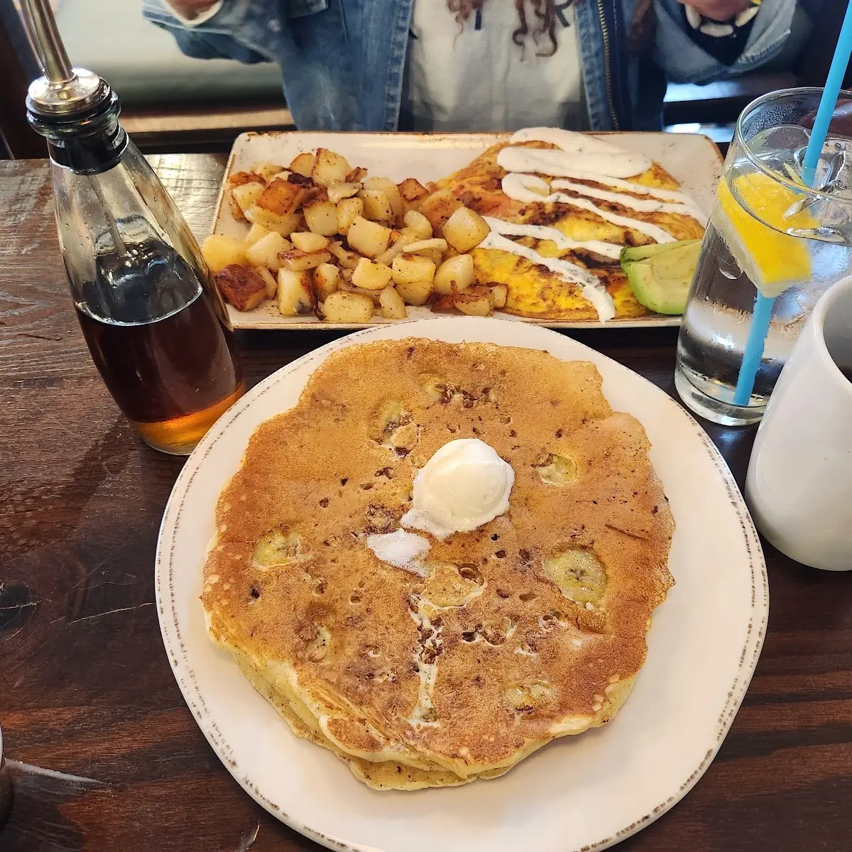 Cinnamon Chip Pancake Breakfast