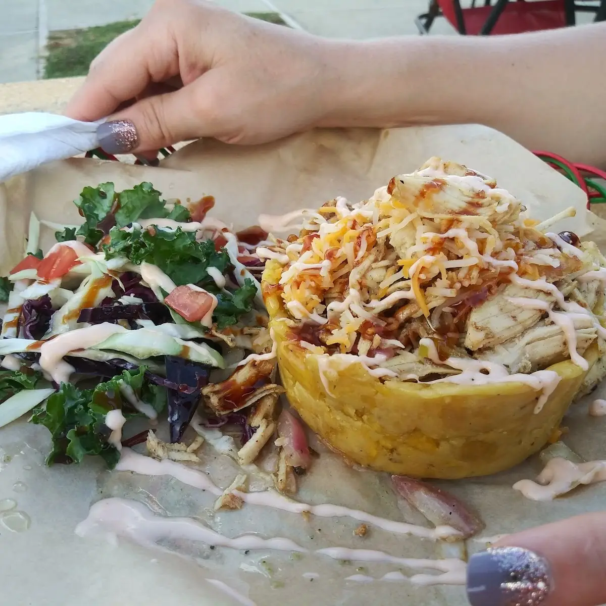 Chicken Mofongo