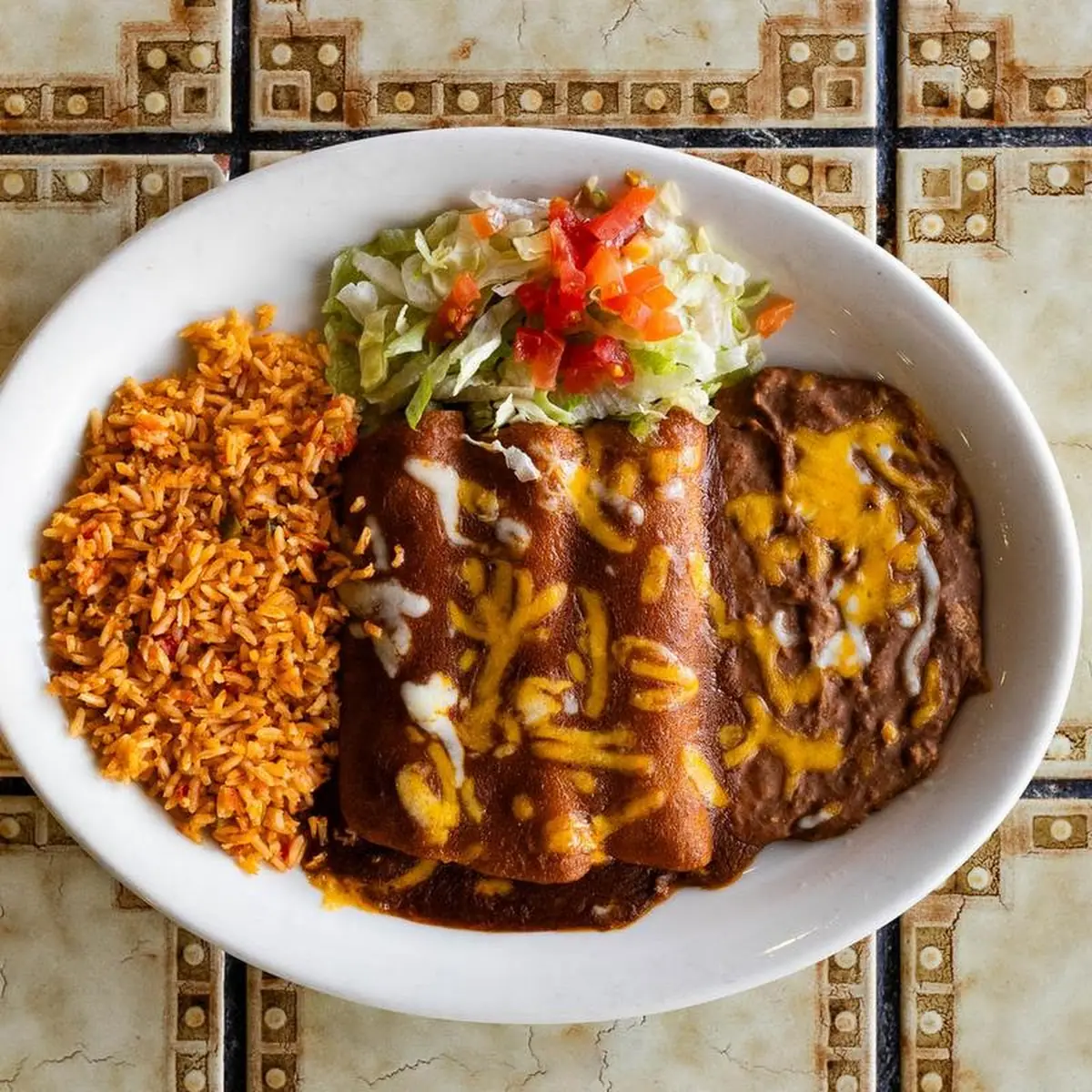 Enchilada Plate