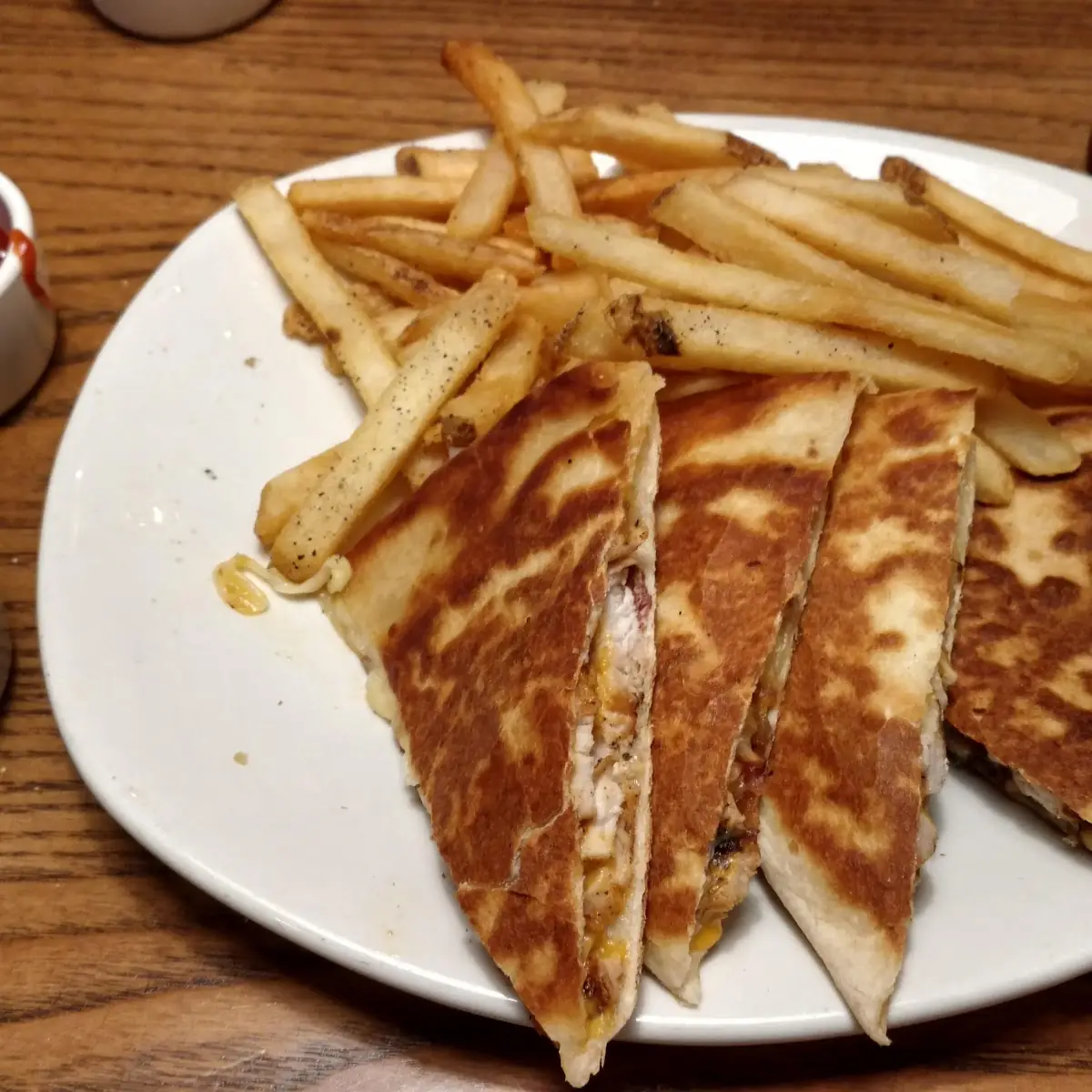 Alice Springs Chicken Quesadilla