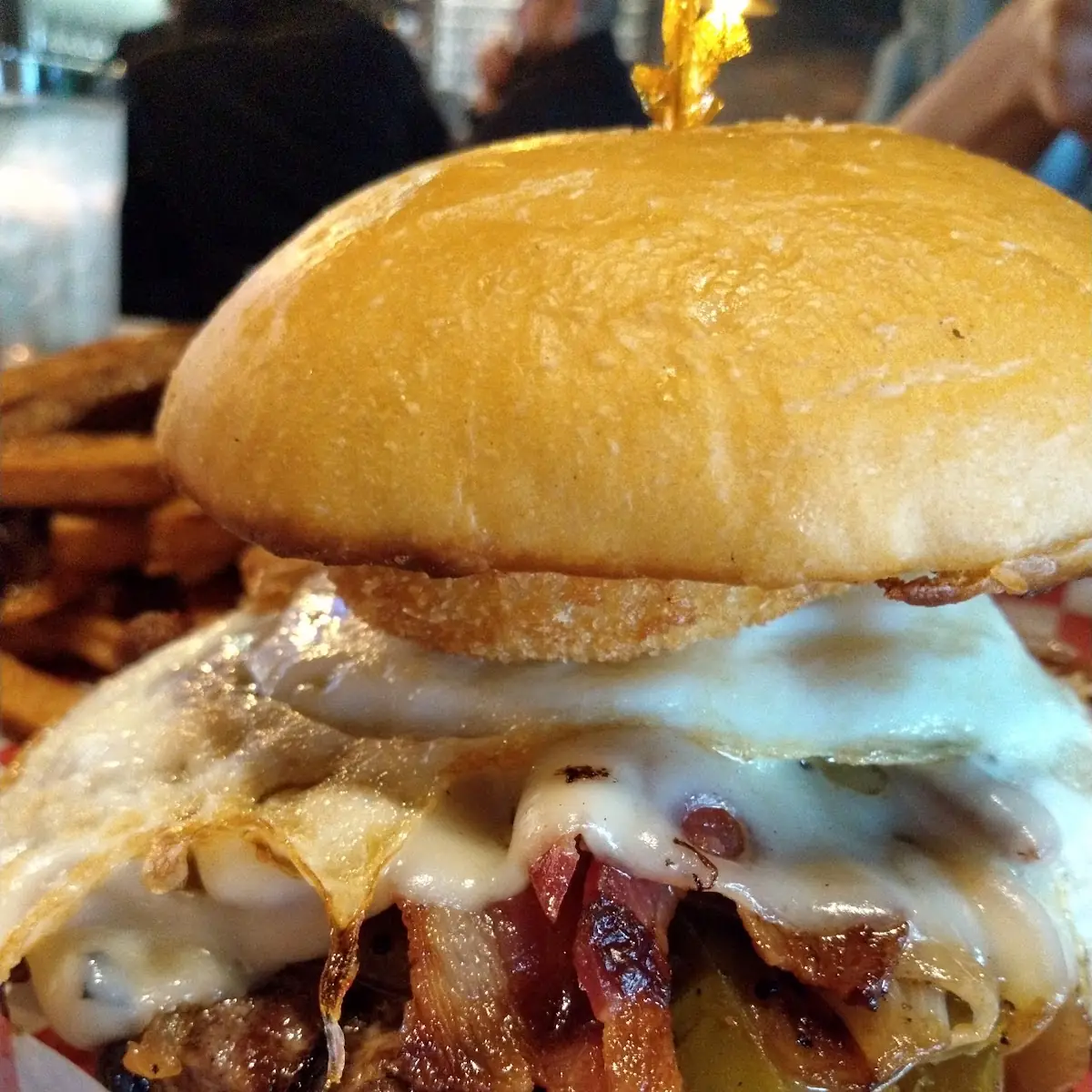 Mushroom Swiss Burger