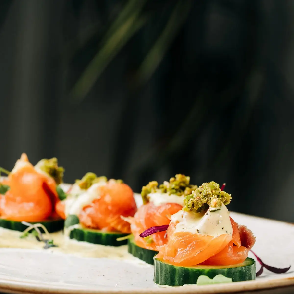 Smoked Salmon Deviled Eggs