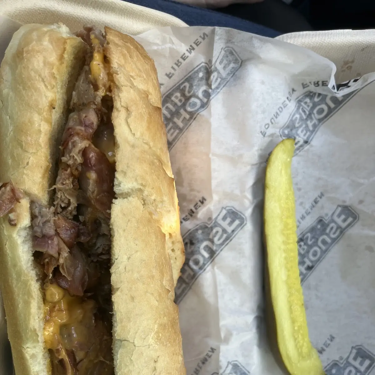Beef and Cheddar Brisket Sub