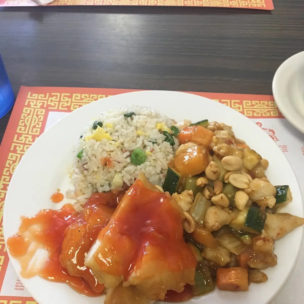 Orange Chicken Rice Kung Pao