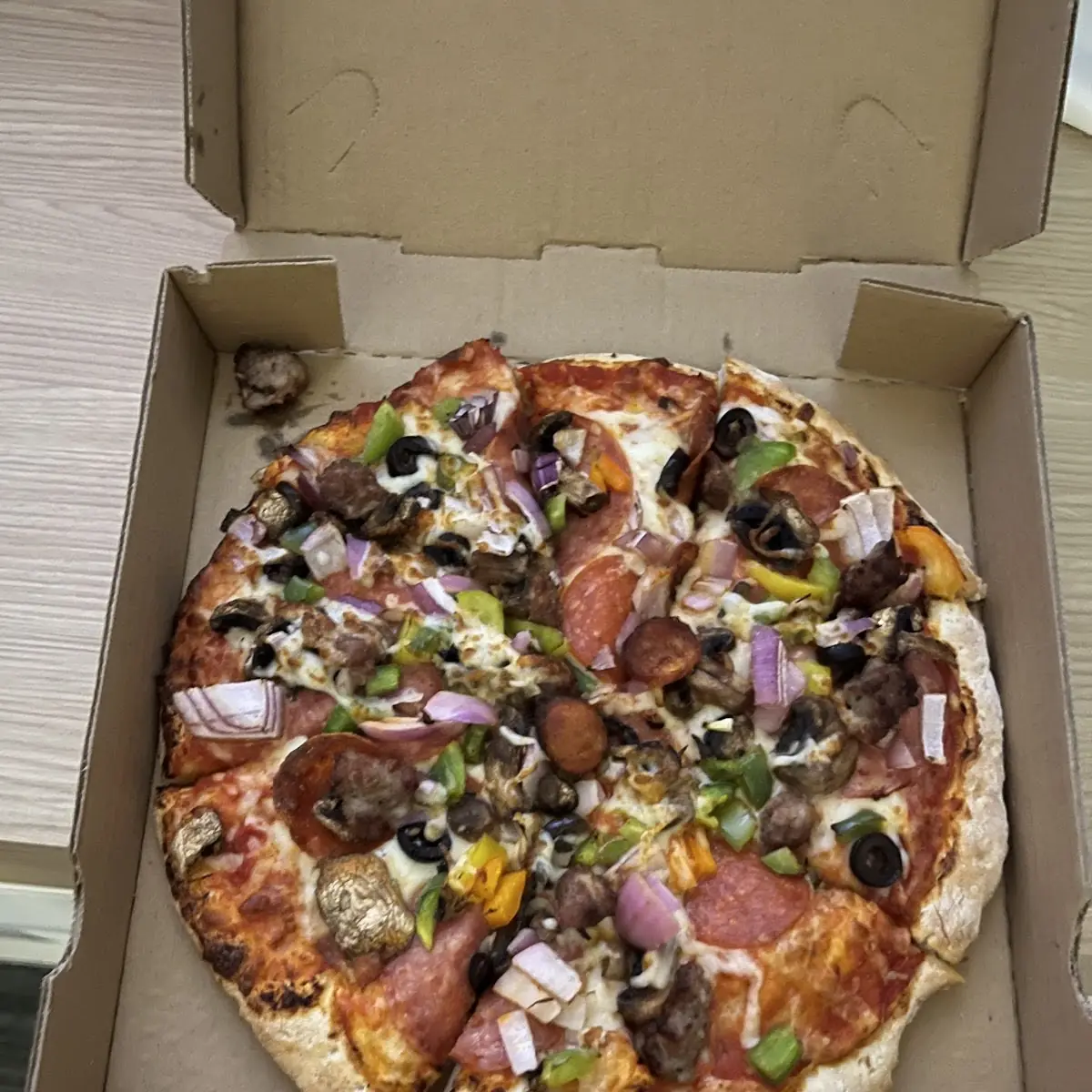 Veg Meat Combo Pizza