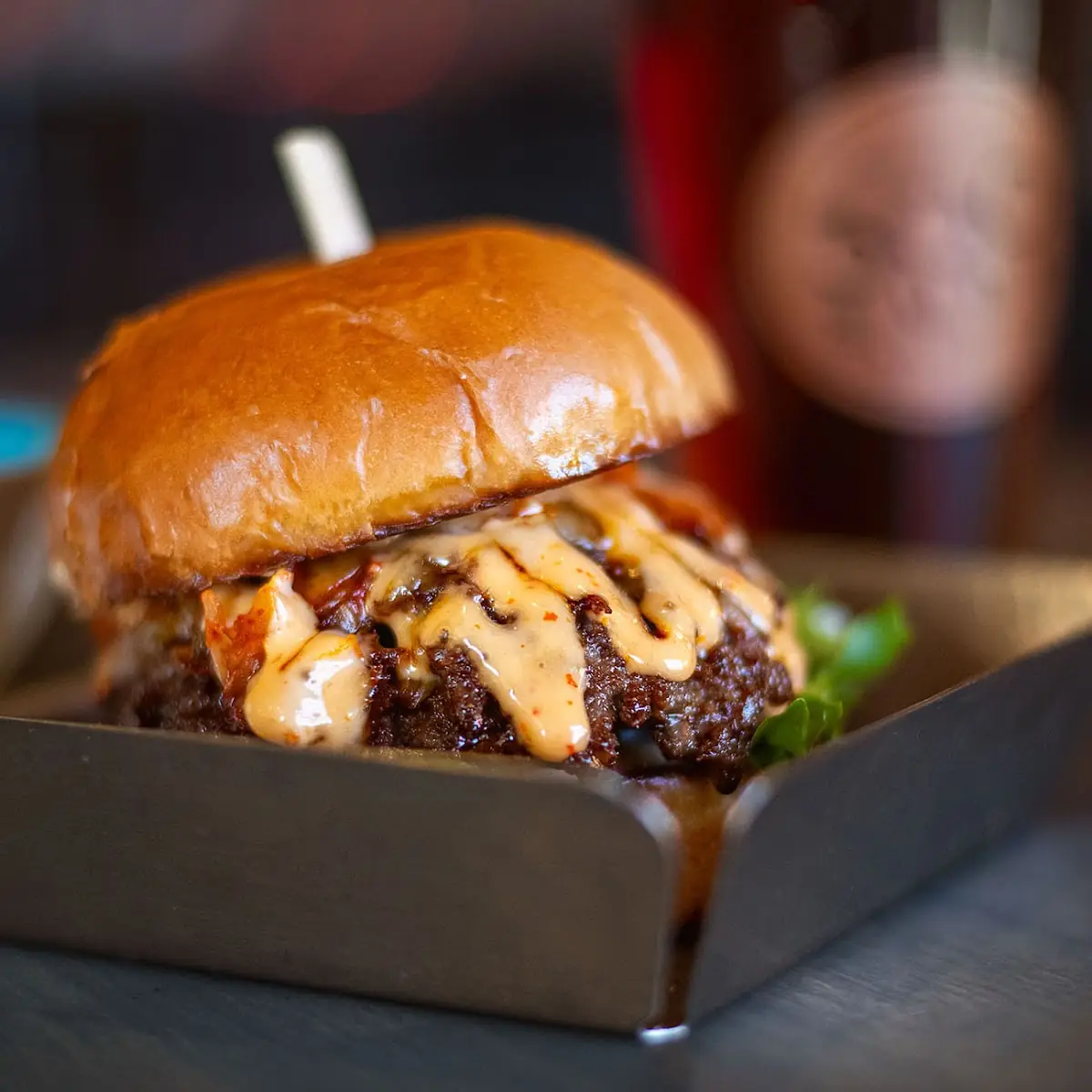 Bacon Onion Jam Burger