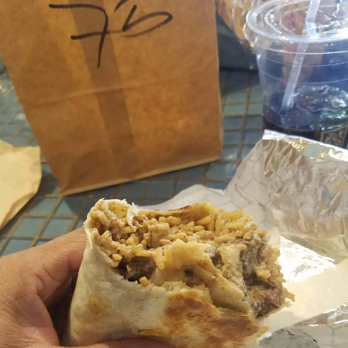Surf and Turf Burrito