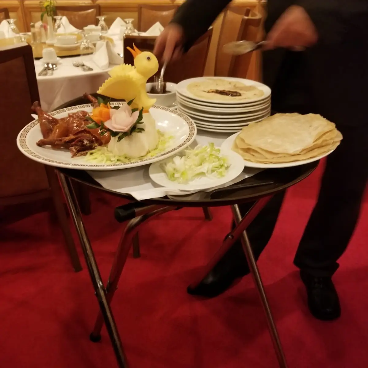 Ten Exquisite Course Including Peking Duck And