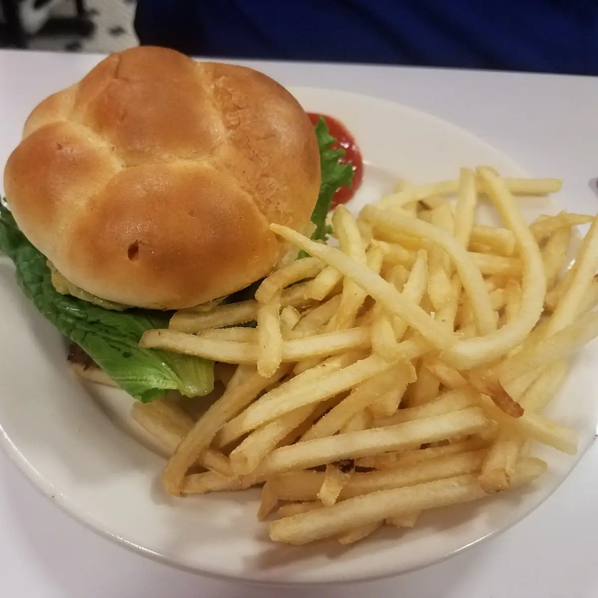 Burger and Fries