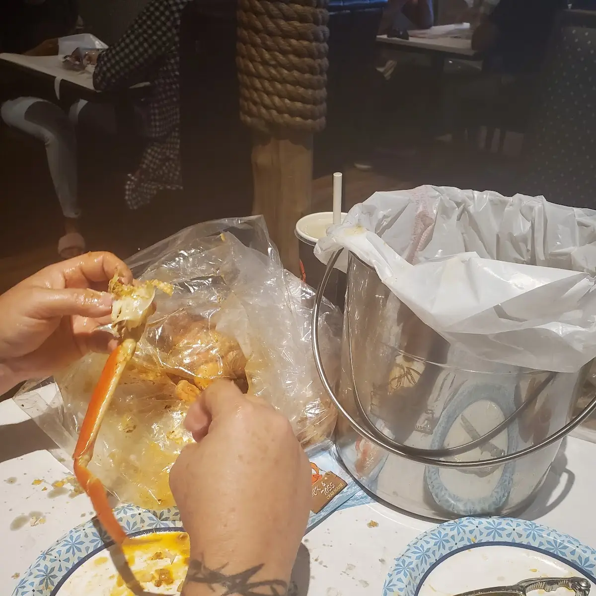 Snow Crab Legs Boil with Shrimp Corn and Potatoes