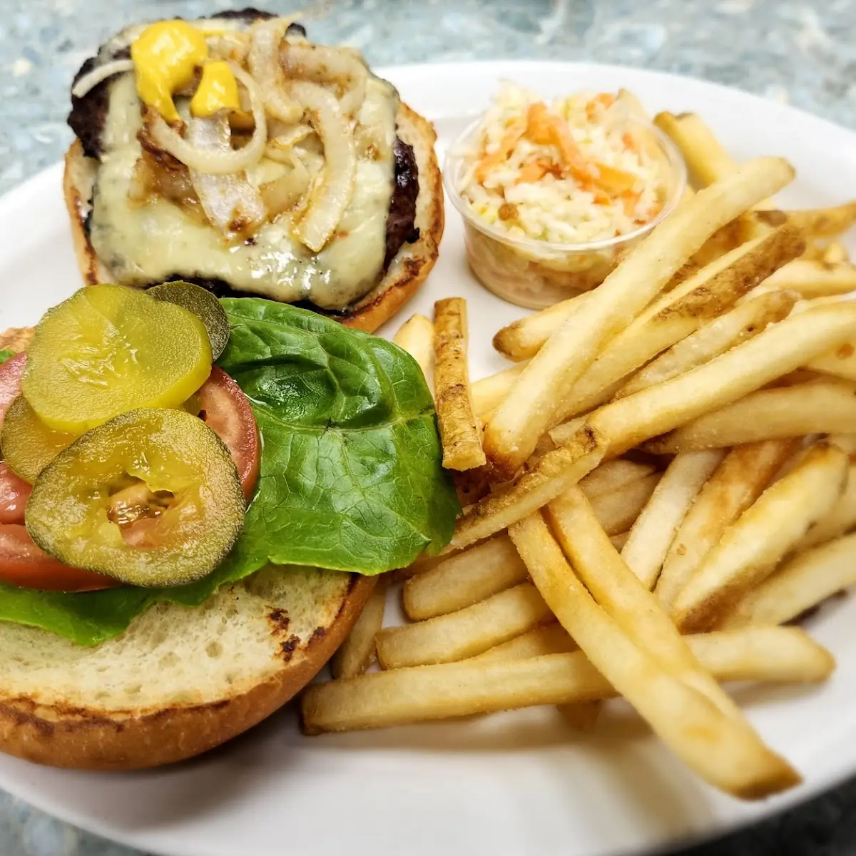 Mitchburger & Tomato Basil Soup
