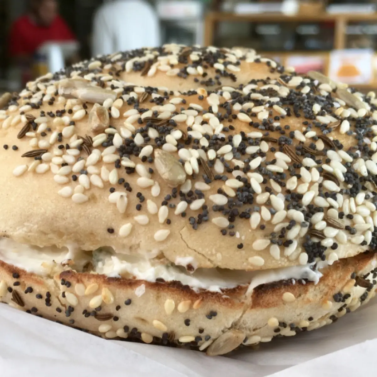 Everything Bagel with Cream Cheese