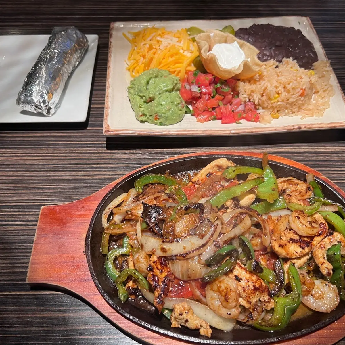Chicken and Shrimp Fajitas
