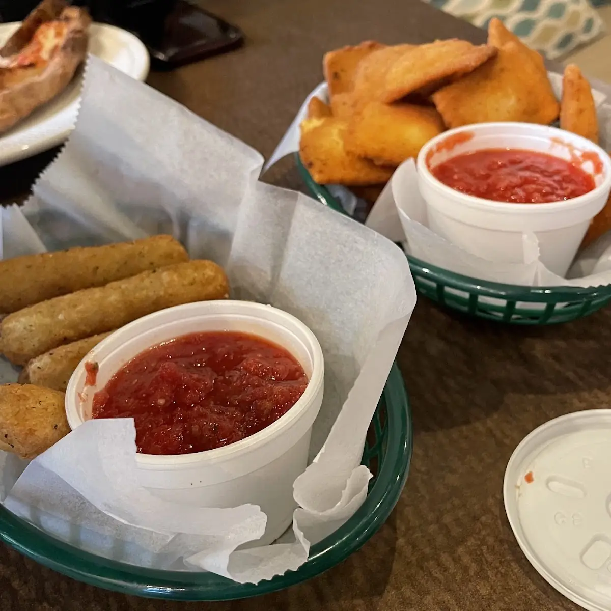 Mozzarella Sticks Fried Ravioli