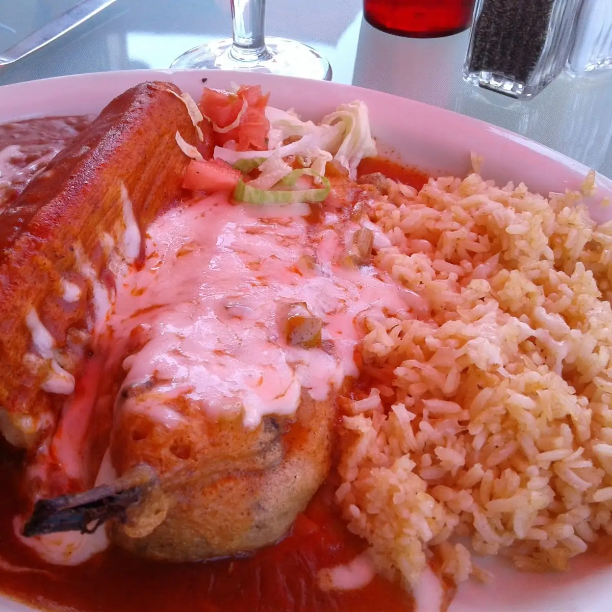 Chili Rellenos and Tamale