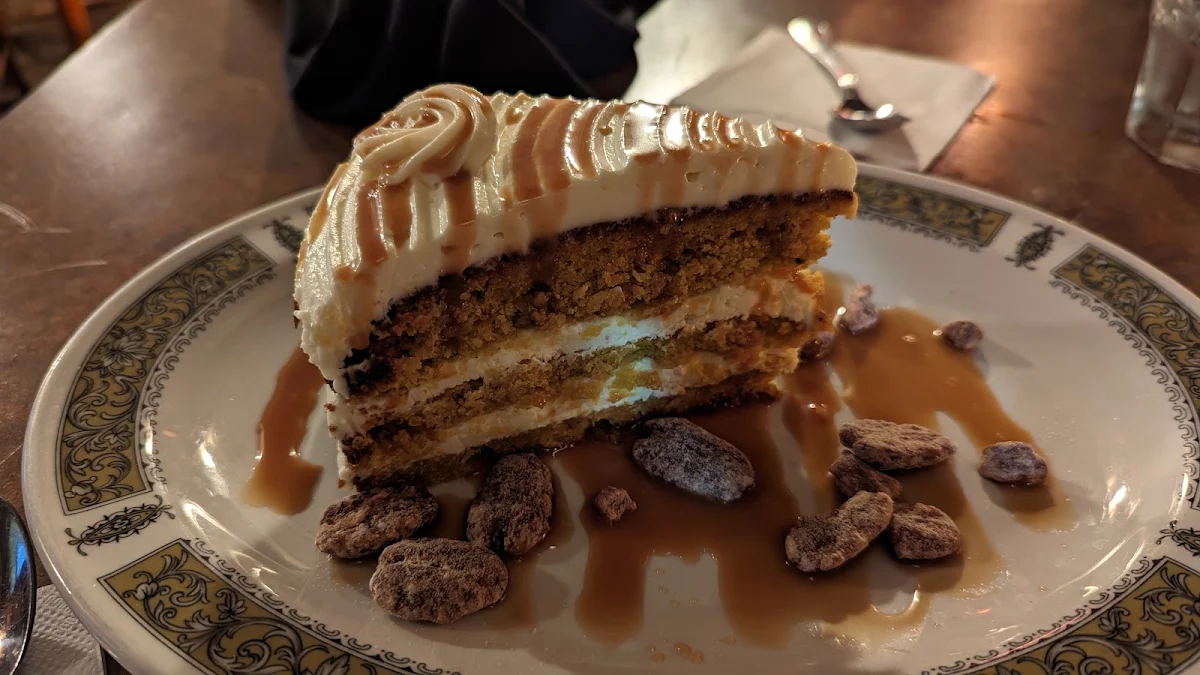 Carot Cake with Cream Cheese and Caramel
