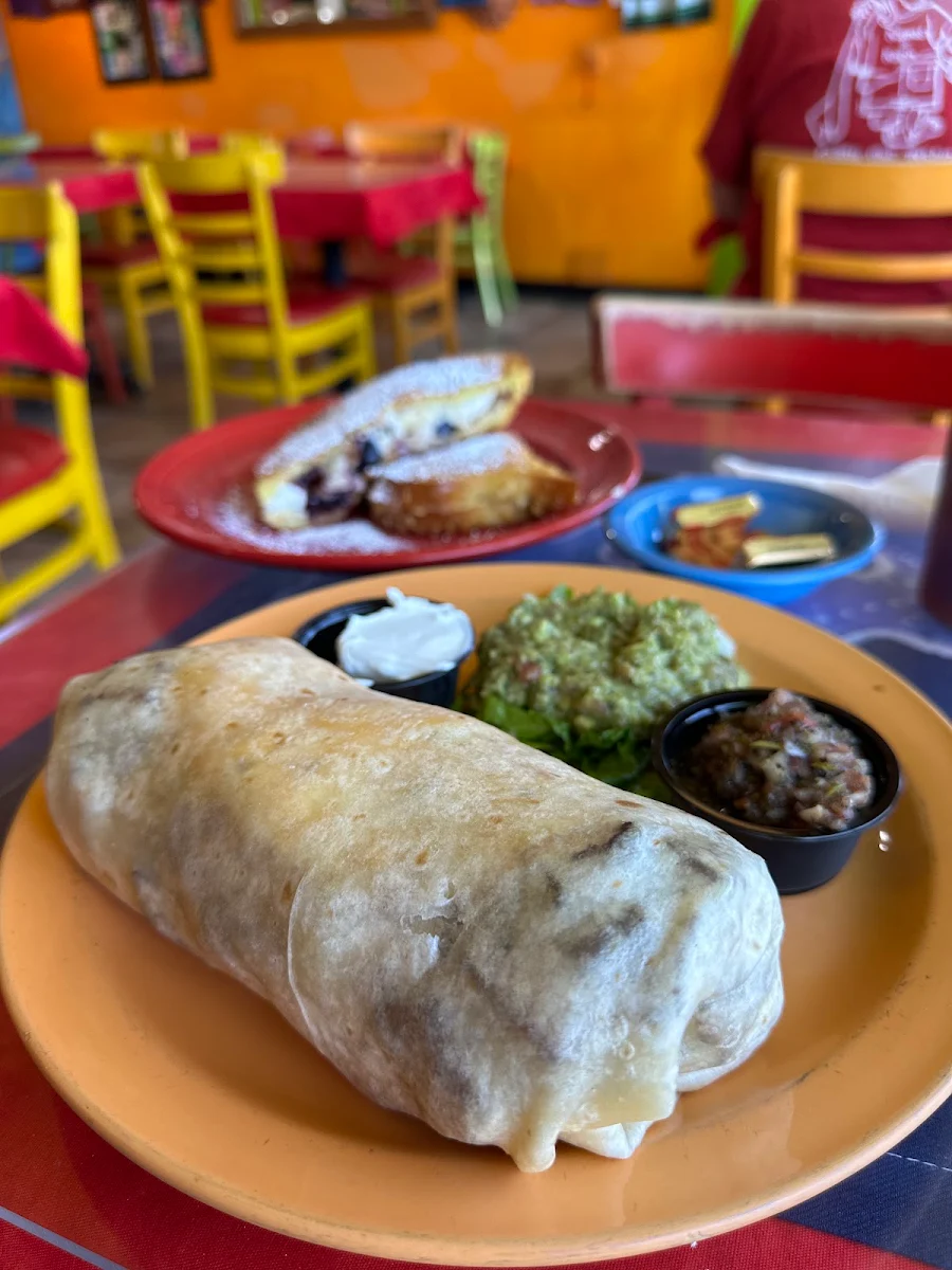 Black Bean Burger Burrito