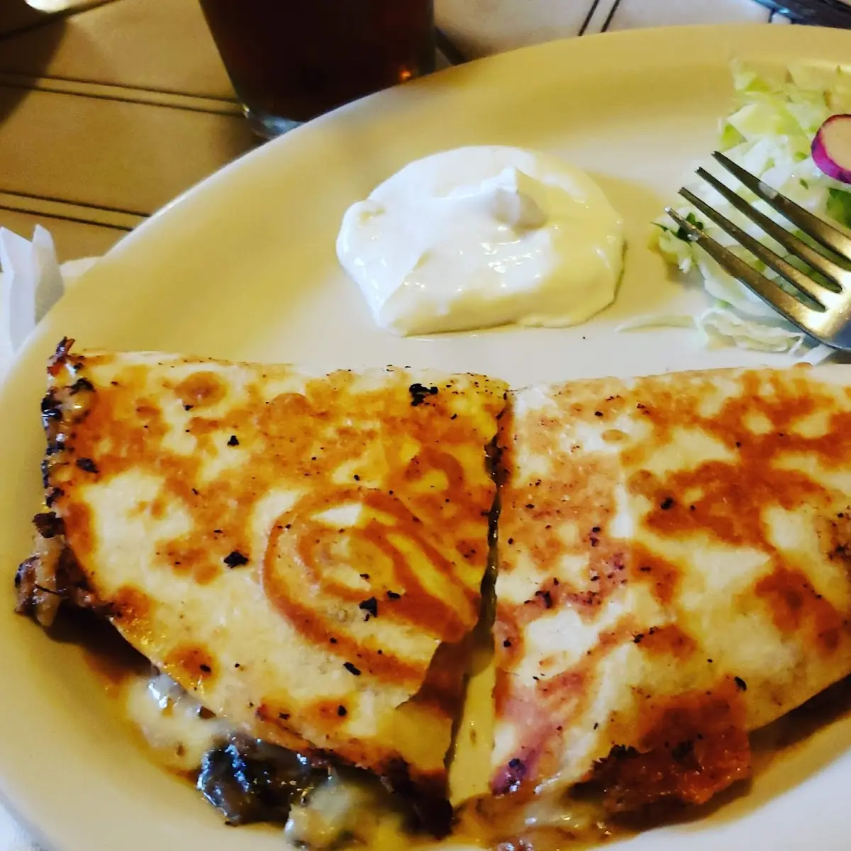 Cheese Quesadilla & Fries