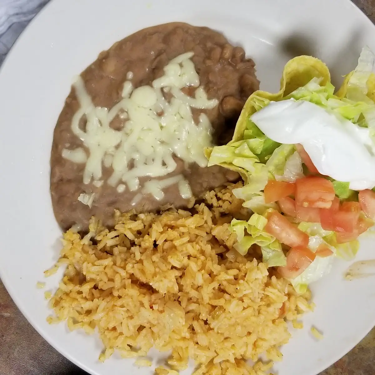 Beef Taco Rice and Beans
