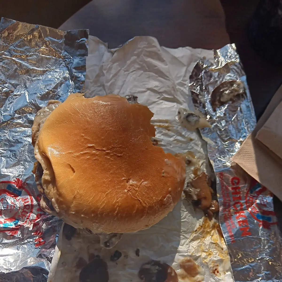 Mushroom Swiss Burger Combo