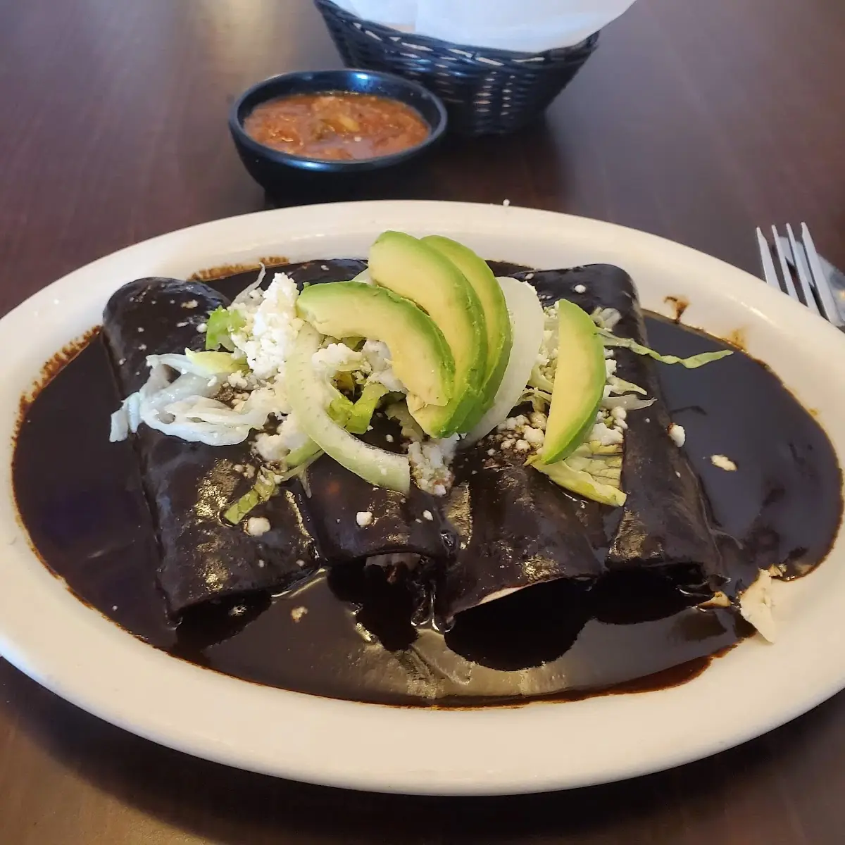 Enchiladas De Chile Colorado