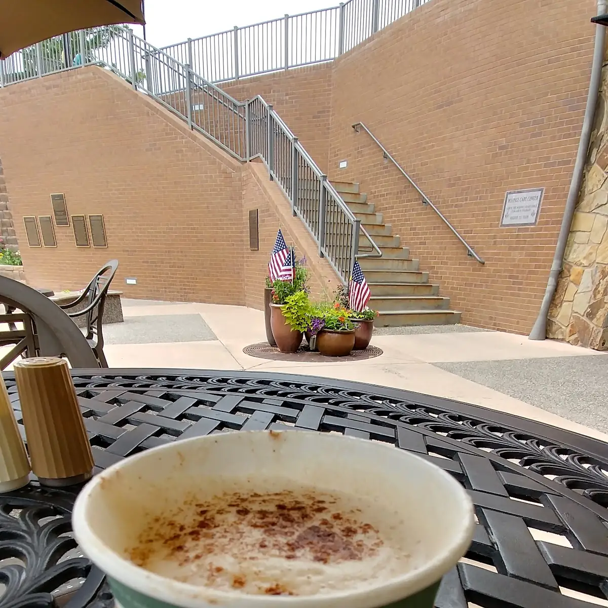 Chai Latte on the Patio