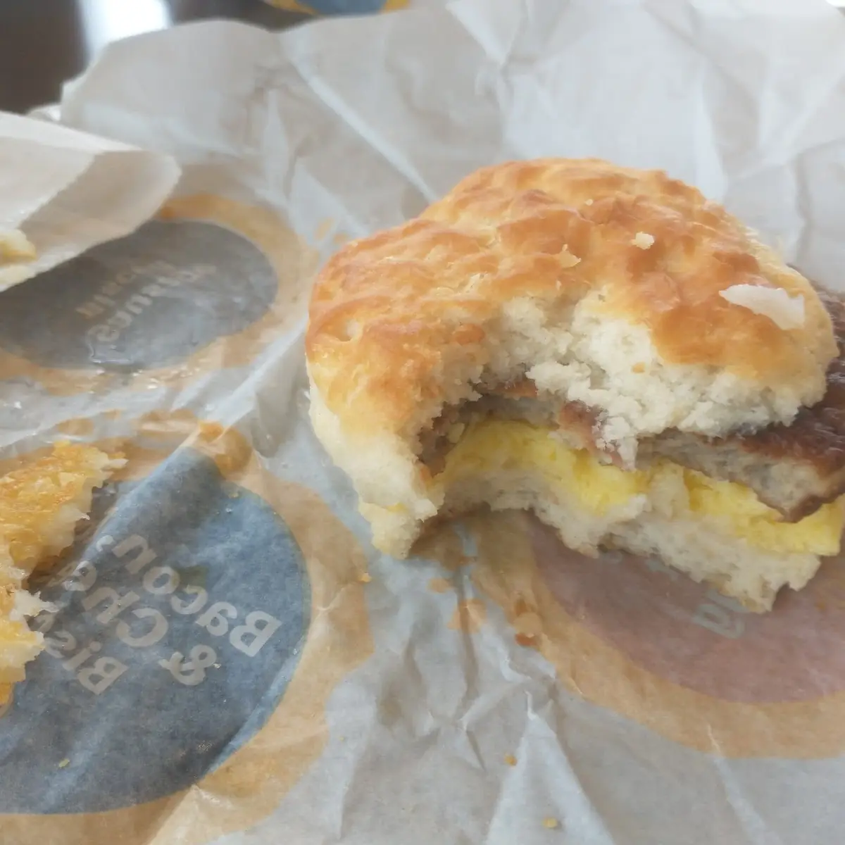 Sausage Egg Biscuit