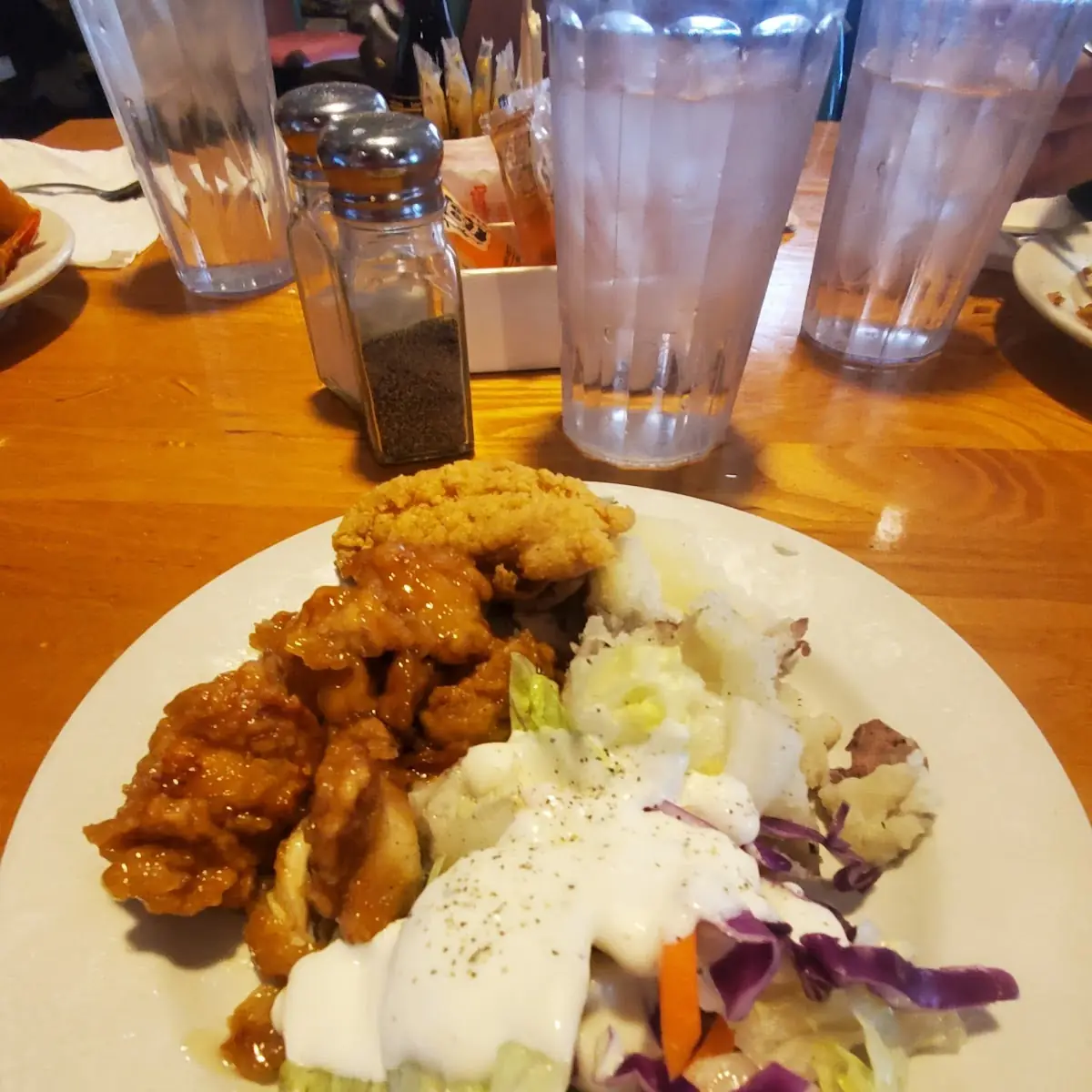 Lemon Chicken Potatoes Green Salad