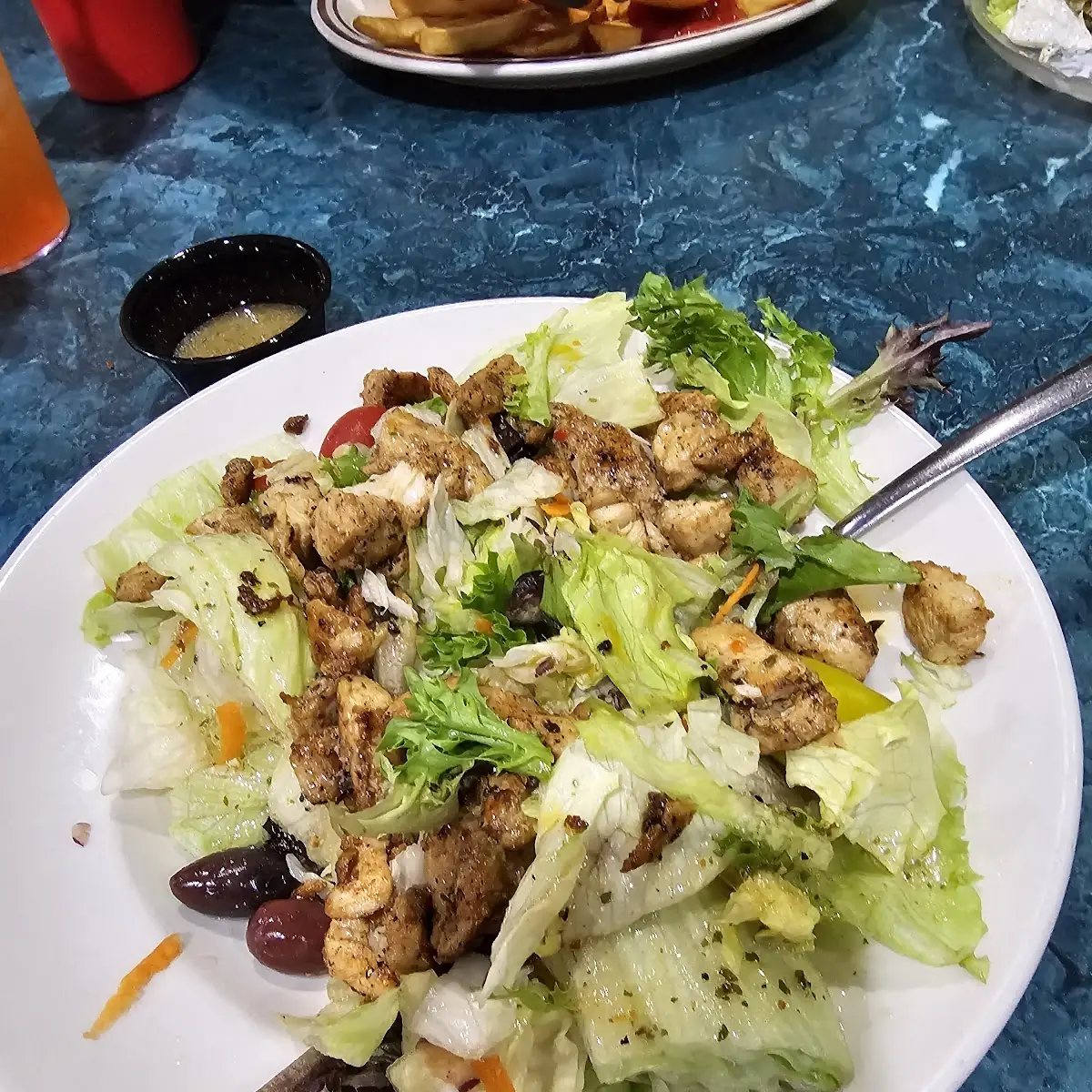 Greek Salad with Chicken