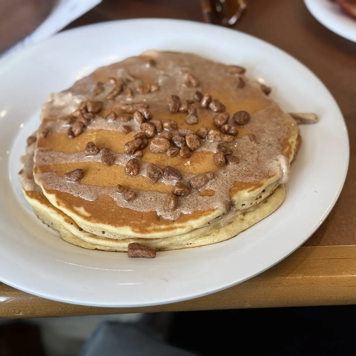 Praline Pecan Pancakes