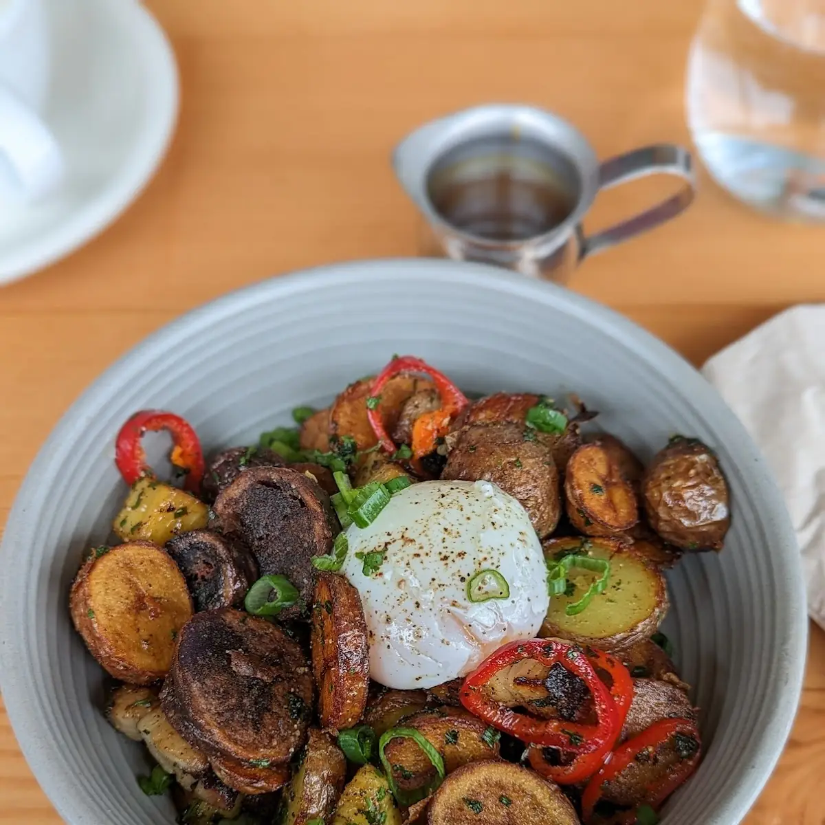 Coffee Rubbed Pork Belly Hash