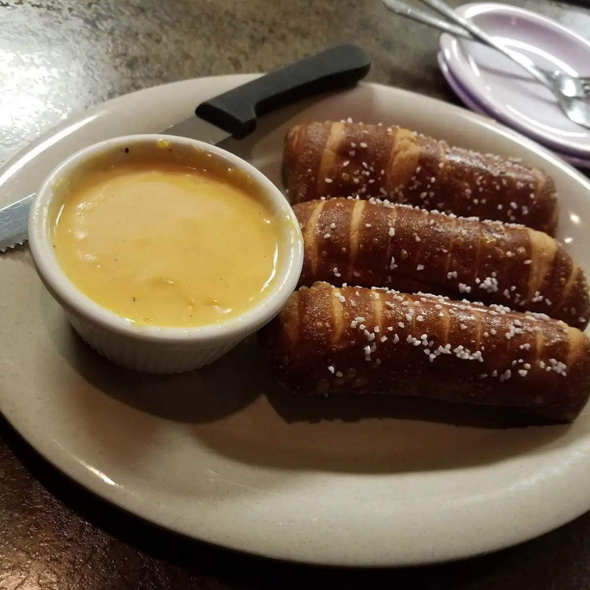 Soft Pretzel with Beer Cheese