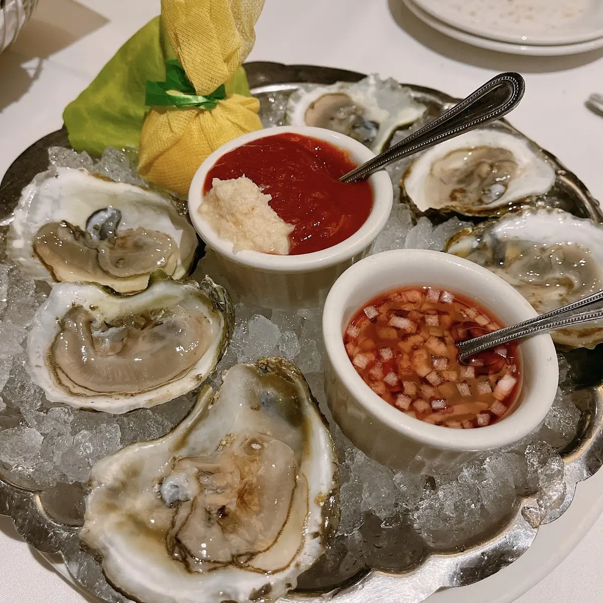 Fresh Oysters on the Half Shell
