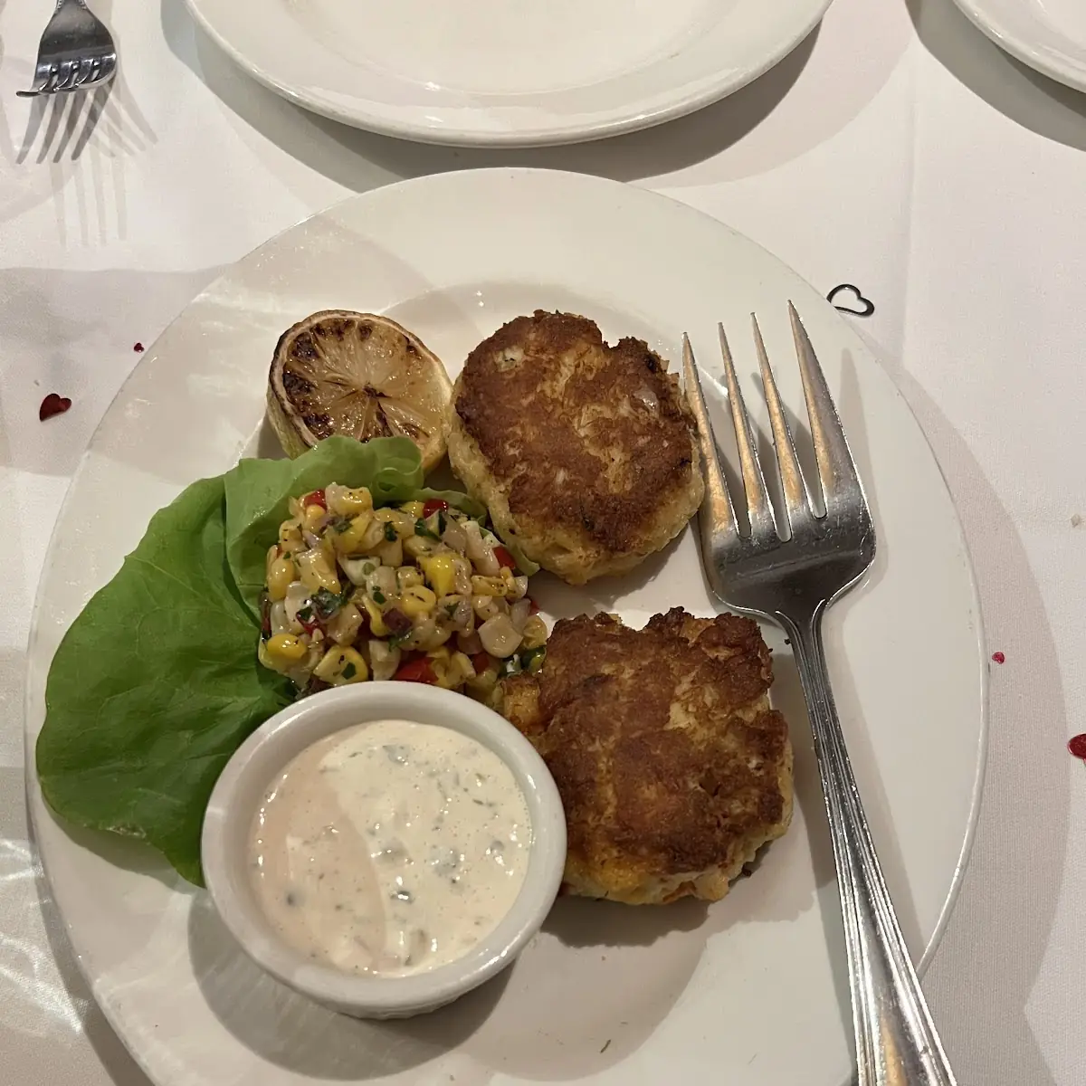 Lobster and Crab Cakes Serves