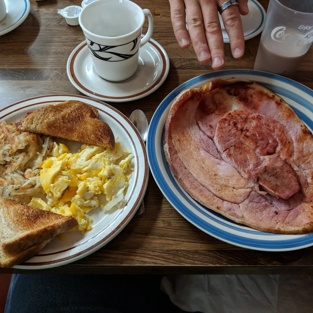 Eggs and Ham Steak