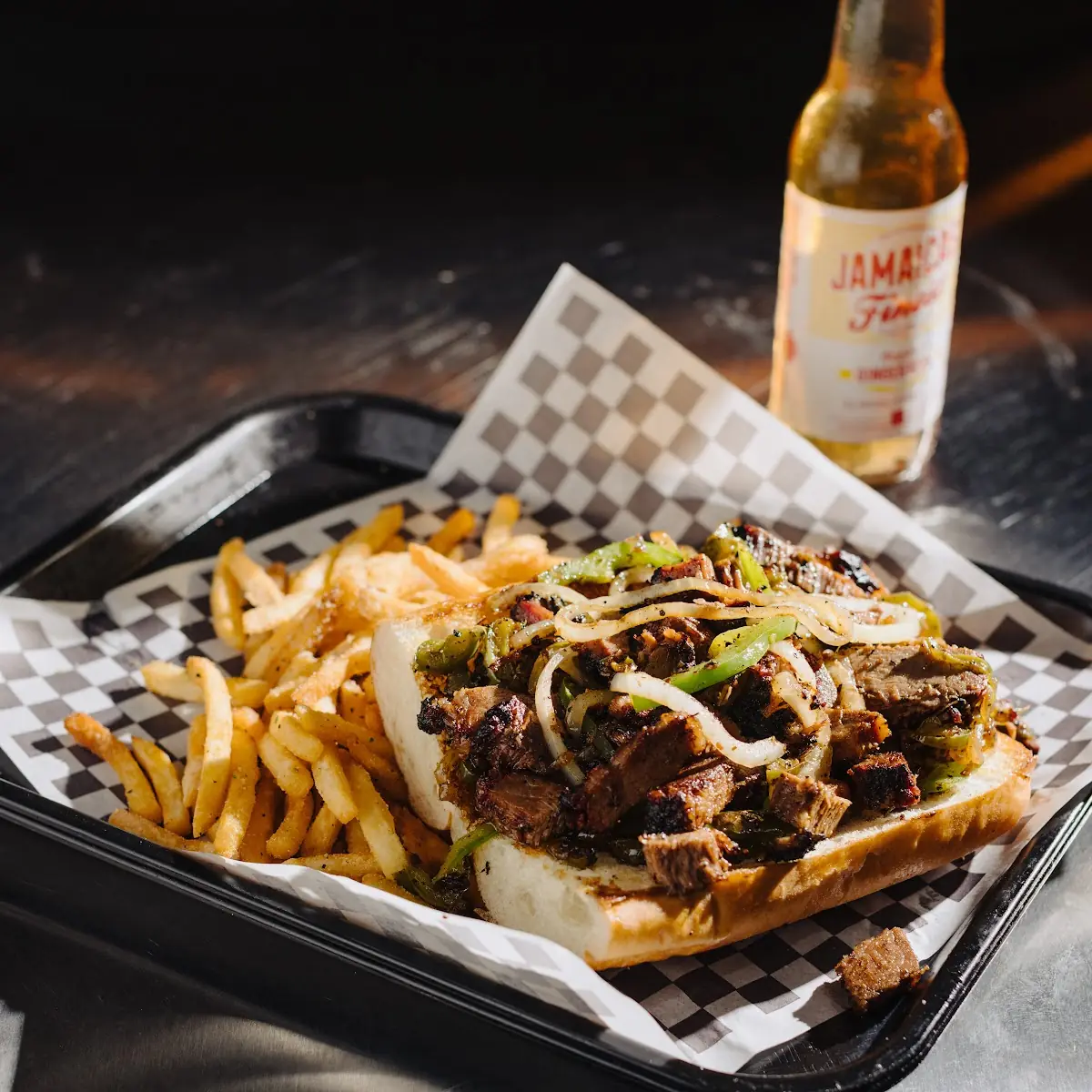 Brisket Philly Cheesesteak & Fries