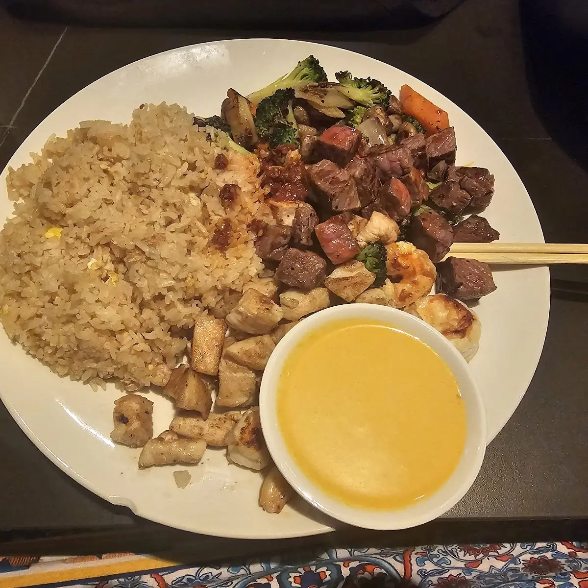 Hibachi Seafood Platter