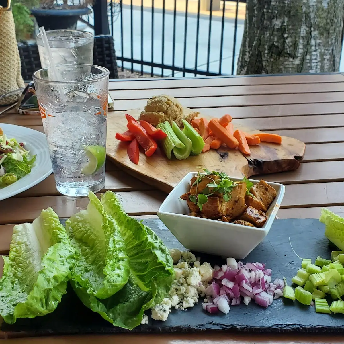 Buffalo Chicken Lettuce Wraps