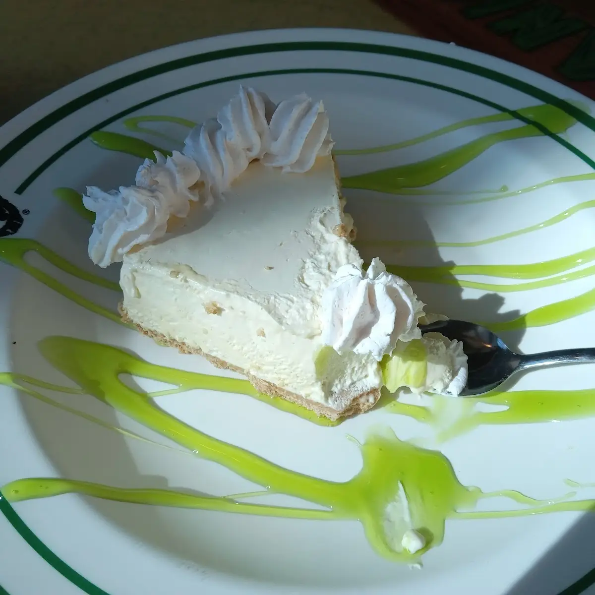 Key Lime Pie Slice